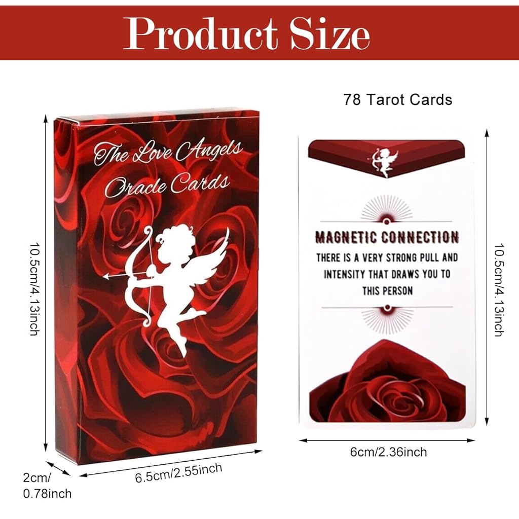 PATPAT 53Pcs Angel of Love Inspiration Cards Love Oracle Cards Romantic Love Guiding Cards Party Gaming Cards Life Purpose Oracle Cards Love Self-Reflection Love Inspiration Cards Gift Tarot Card PATPAT 53Pcs Angel of Love Inspiration Cards Love Oracle Cards Romantic Love Guiding Cards Party Gaming Cards Life Purpose Oracle Cards Love Self-Reflection Love Inspiration Cards Gift Tarot Card